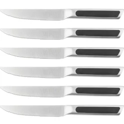 Bjorn Couteaux^6 Couteaux à steak Loki inox mat - 24x2x1 cm