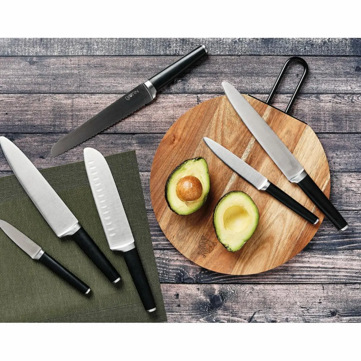Bjorn Couteaux^6 Couteaux de cuisine Jona inox mat