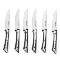 6 Couteaux Sharp noirs-Gam'Hotel Clearance