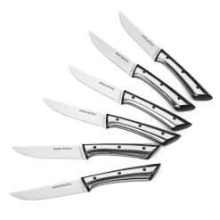 6 Couteaux Sharp noirs-Gam'Hotel Clearance