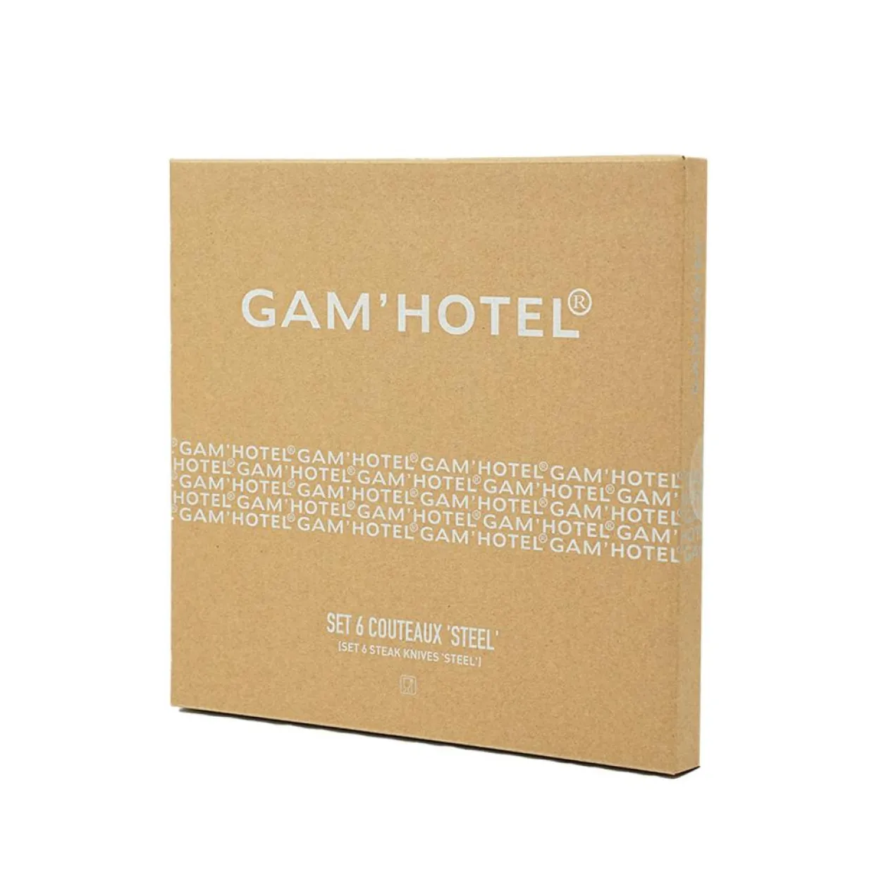 6 Couteaux Steel noirs-Gam'Hotel Hot