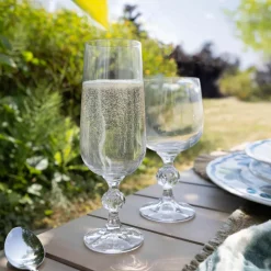 Novastyl Verres^3 Flûtes Matignon18Cl En Cristallin