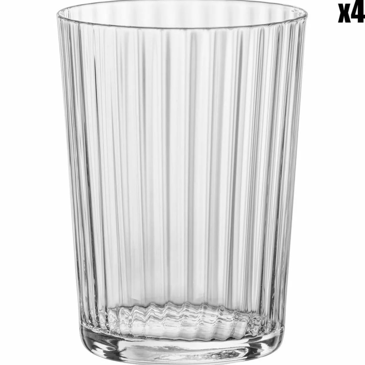 4 Gobelets Exclusiva transparents - 50cl-Bormioli Sale