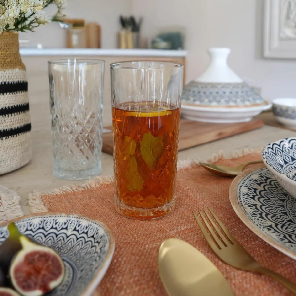 Novastyl Verres^6 Gobelets Glen 35.5Cl En Verre Forme Haute
