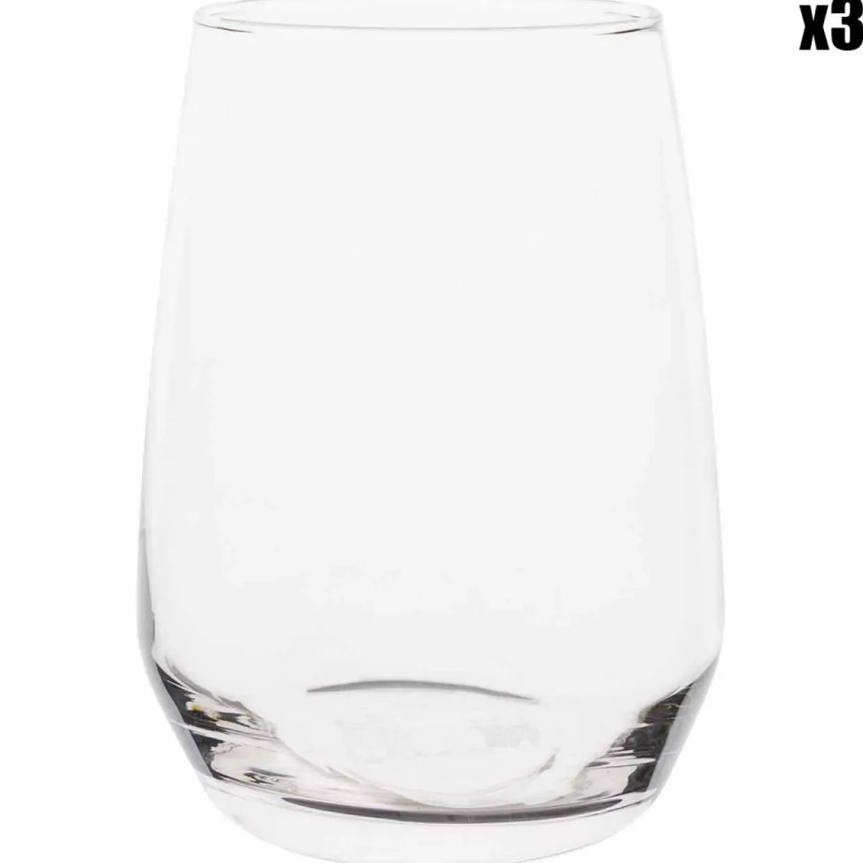 3 Gobelets long drink Grace transparents - 45cl-Cosy Moments Sale