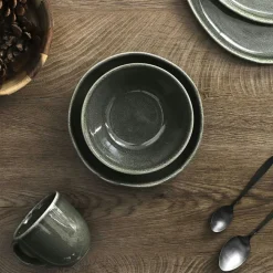Home Deco Factory Mugs, Tasses^4 Mugs black forest noirs - 30 cl