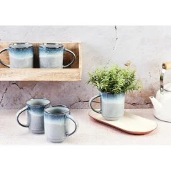 6 Mugs Genesis bleus - 40 cl-Bjorn Sale