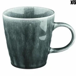 Bjorn Mugs, Tasses^6 Mugs Moon bleu nuit - 40 cl