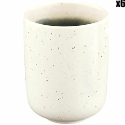 Bjorn Mugs, Tasses^6 Mugs Oxygen gris/vert bouteille/beige - 30 cl