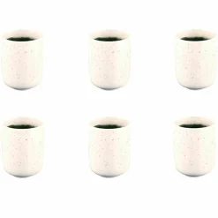 Bjorn Mugs, Tasses^6 Mugs Oxygen gris/vert bouteille/beige - 30 cl