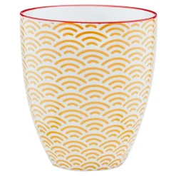 Bjorn Mugs, Tasses^6 Mugs Pattern Color bleu clair/rouge/jaune - 30 cl
