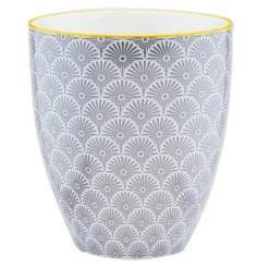 Bjorn Mugs, Tasses^6 Mugs Pattern Eclipse gris anthracite - 30 cl