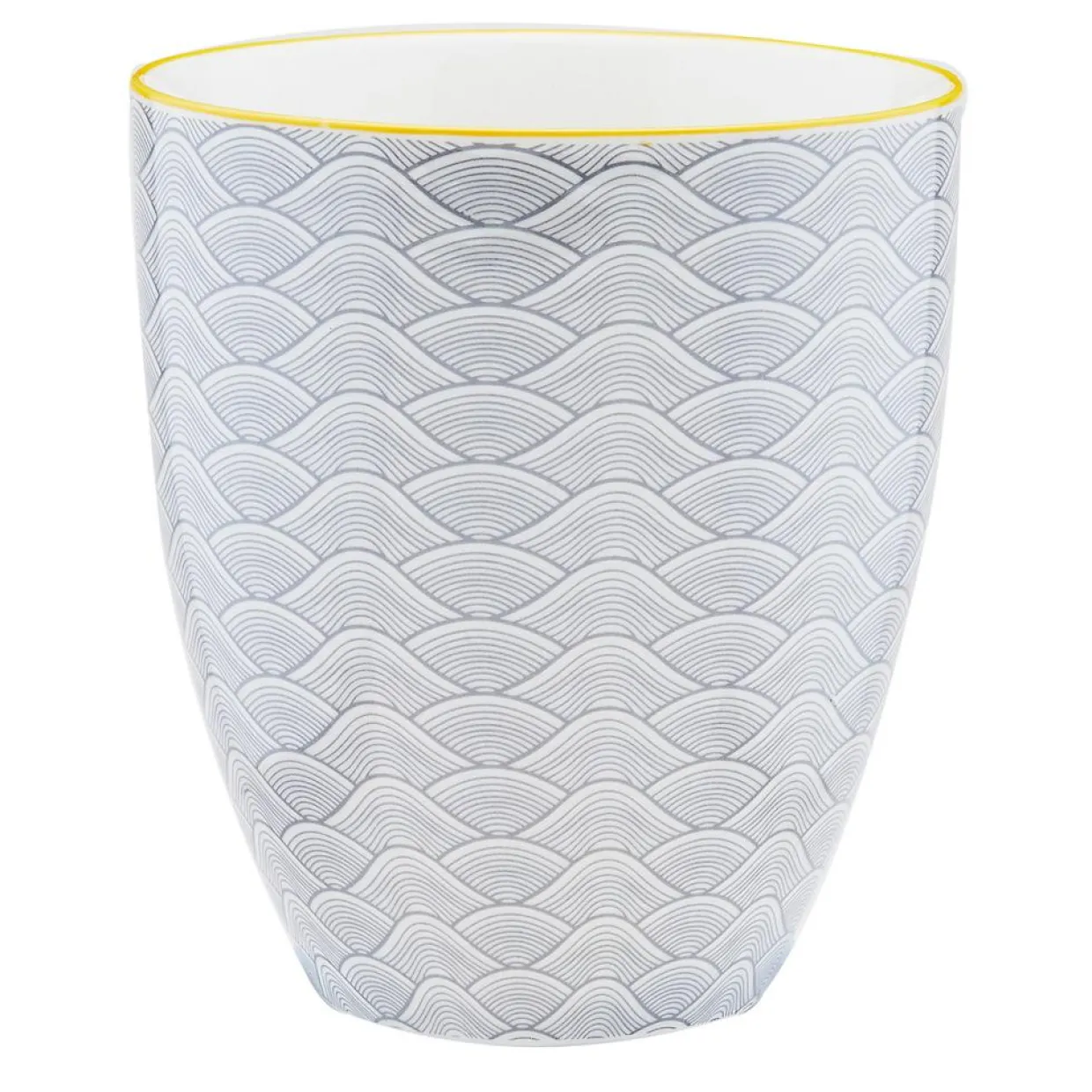 Bjorn Mugs, Tasses^6 Mugs Pattern Eclipse gris anthracite - 30 cl