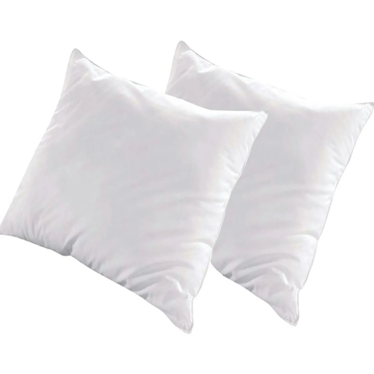 2 Oreillers Alaska à Fibres creuses polyester blancs - 65x65 cm-Hypsom Outlet