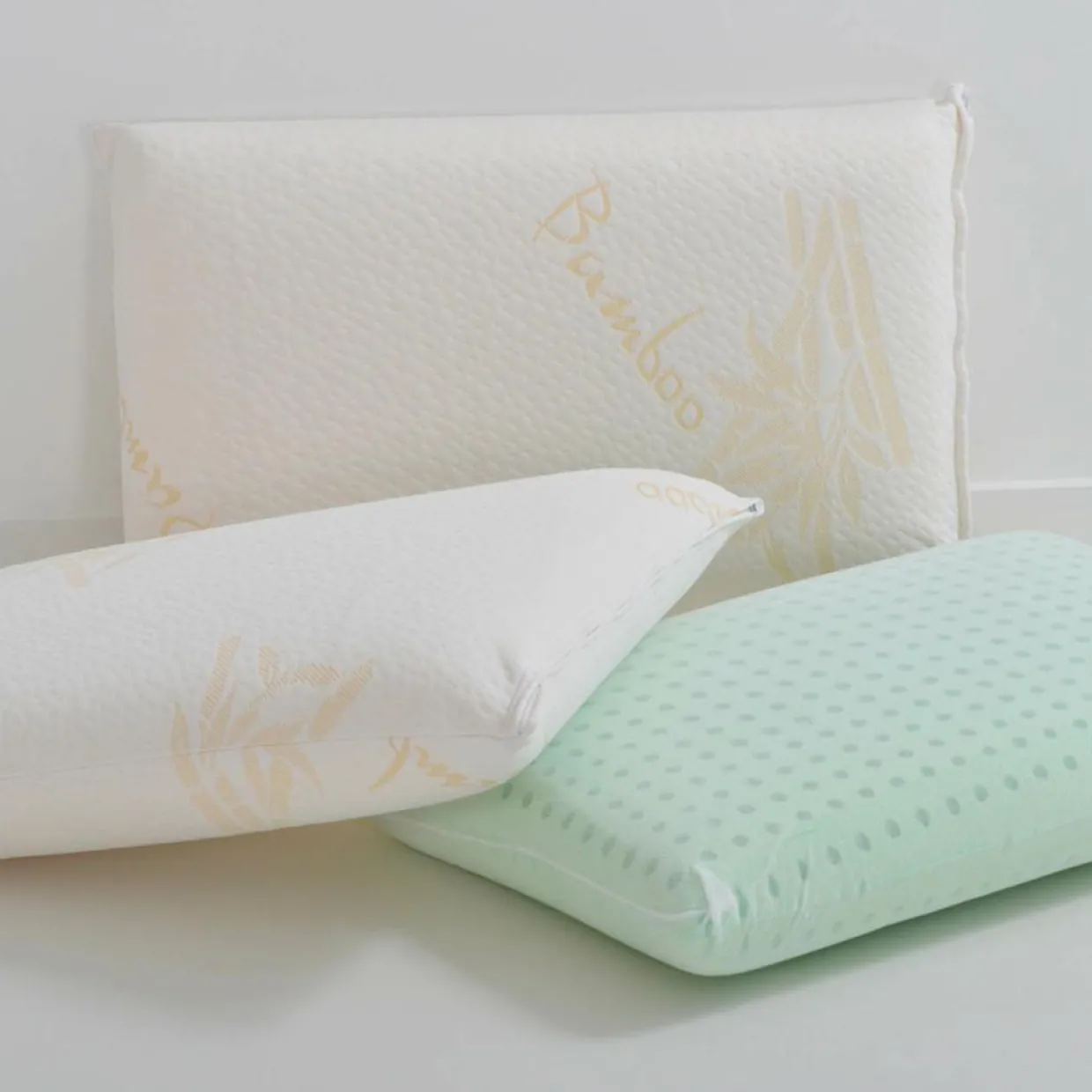 2 Oreillers Mémoire de forme BIO blancs - 40x60 cm-Hypsom Sale