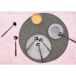 Bjorn Couverts De Table^6 Petites cuillères Abel noires