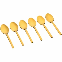 6 Petites cuillères Emund dorées-Bjorn Outlet
