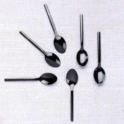 Bjorn Couverts De Table^6 Petites cuillères Emund noires