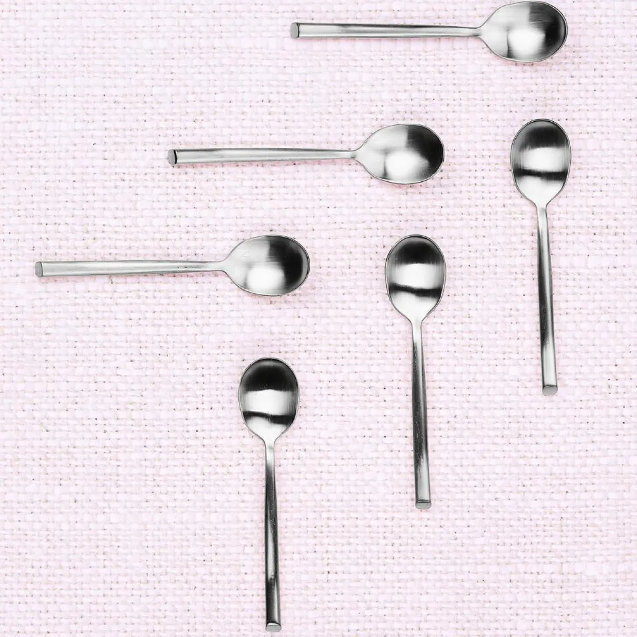 Bjorn Couverts De Table^6 Petites cuillères Knut inox mat