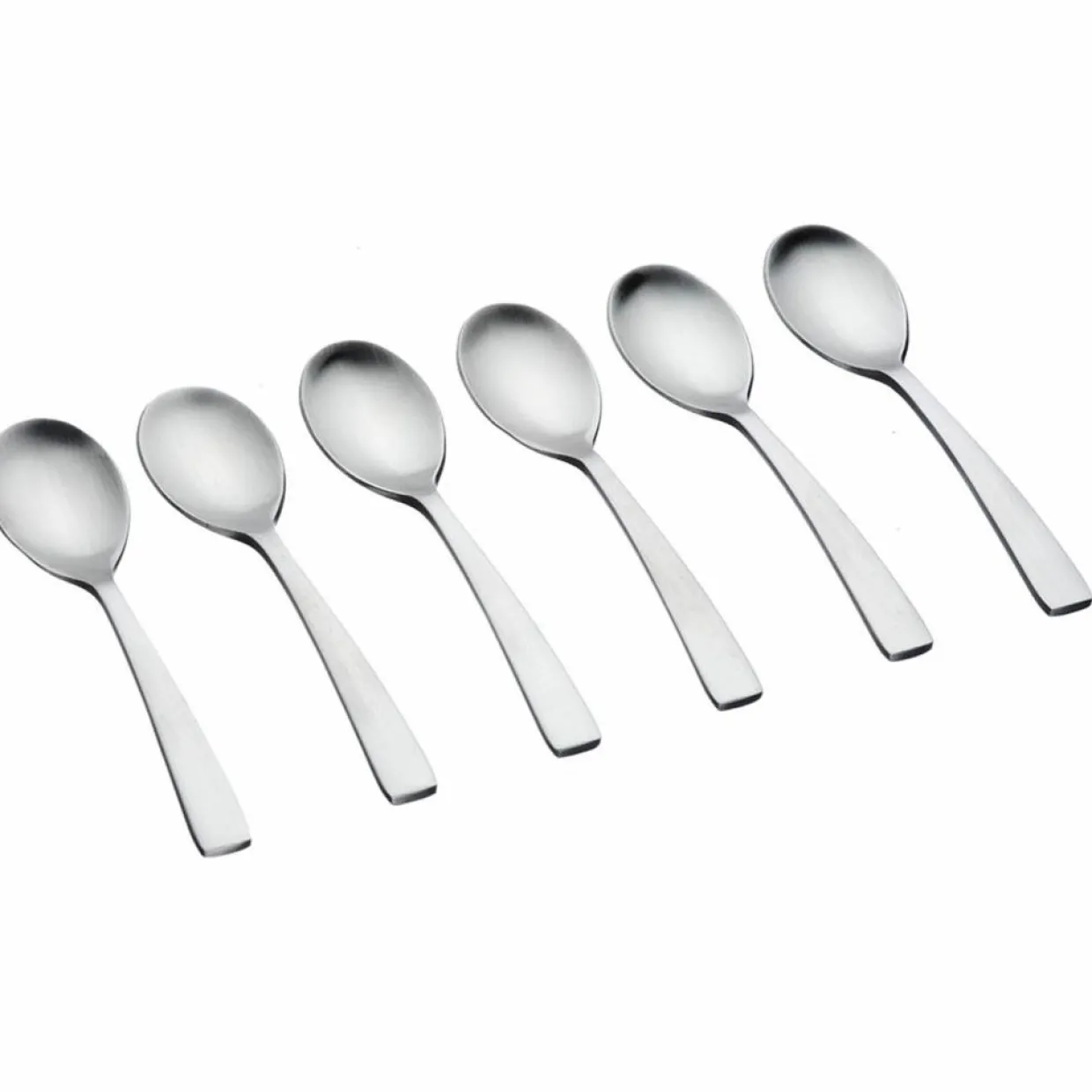 6 Petites cuillères Oglu inox mat-Bjorn Outlet