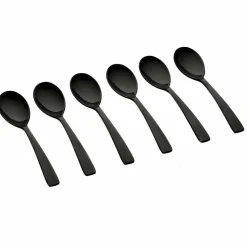 6 Petites cuillères Oglu noires-Bjorn Sale