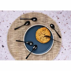 6 Petites cuillères Oglu noires-Bjorn Sale