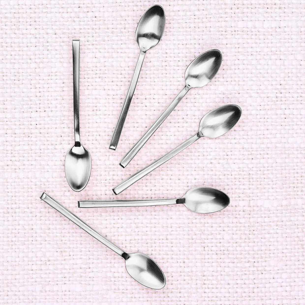 Bjorn Couverts De Table^6 Petites cuillères Olaf inox mat