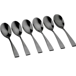 6 Petites cuillères Sven noires-Bjorn New