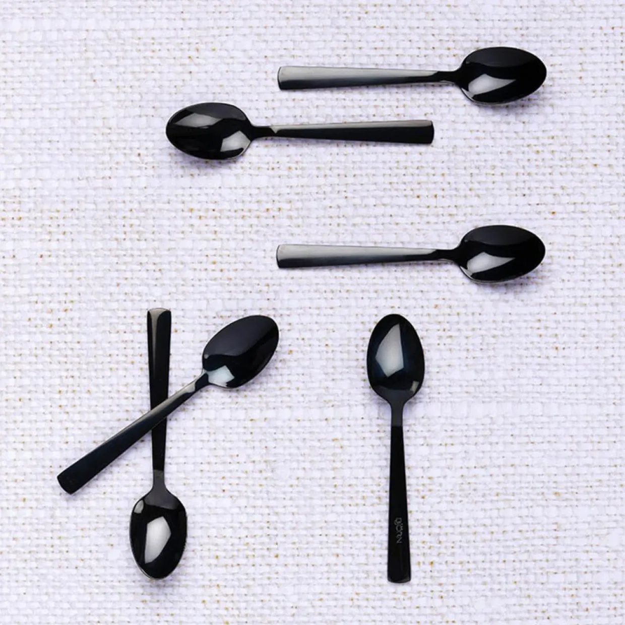 Bjorn Couverts De Table^6 Petites cuillères Telmo noires