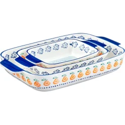 Bjorn Moules Et Plats^3 Plats à four en Porcelaine Napoli multicolores - 55.3x38.2x20.5 cm