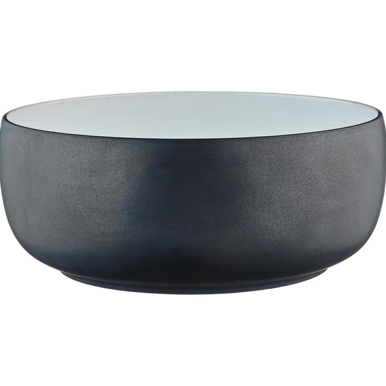 Bjorn Saladiers^2 Saladiers en Grès Gourmet blanc granité/noir onyx - 40.5x40.5x20.5 cm