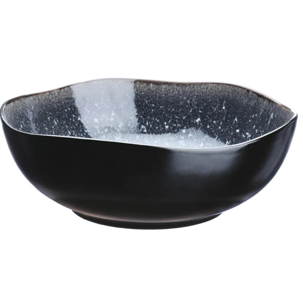 Bjorn Saladiers^2 Saladiers en Grès Iris bleu foncé - 24x8.5/28.5x10 cm