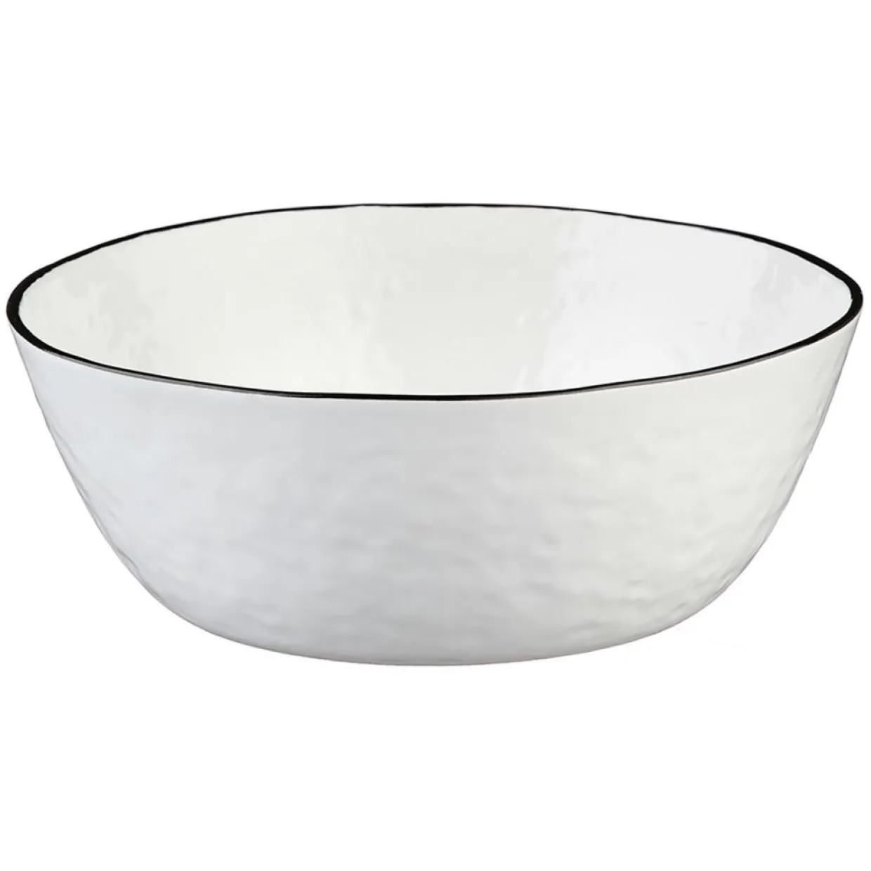 Bjorn Saladiers^2 Saladiers en Grès Pure blanc neige - 38x16.5x39 cm