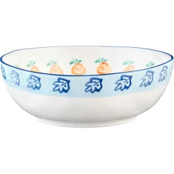 2 Saladiers en Porcelaine Napoli multicolores - 35x17.7x35.3 cm-Bjorn Sale