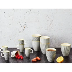 6 Tasses à café Eclipse gris anthracite - 9 cl-Bjorn Sale