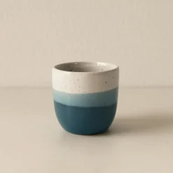 Novastyl Mugs, Tasses^6 Tasses ExpressoRiga Bleu 11Cl En Grès