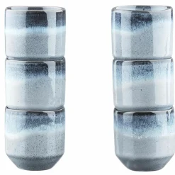 6 Tasses Genesis bleus - 15 cl-Bjorn New