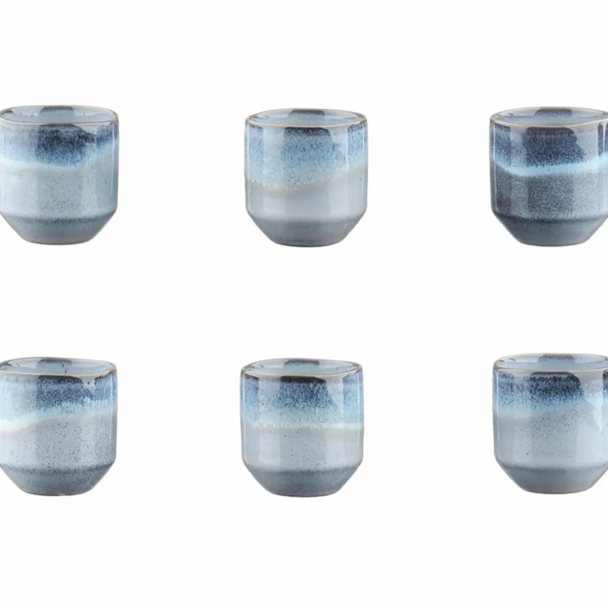 6 Tasses Genesis bleus - 15 cl-Bjorn New
