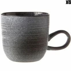 6 Tasses Provence vertes - 7.5x11x6.5 cm-Cosy & Trendy Outlet