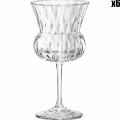 6 Verres à Cocktail Bloom transparents - 24.5cl-Bormioli Online