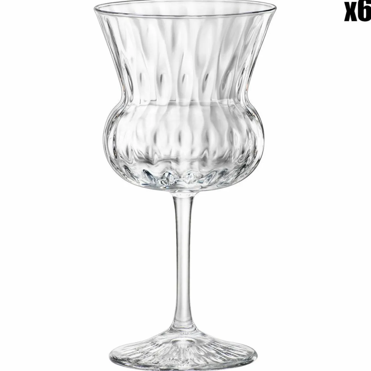 6 Verres à Cocktail Bloom transparents - 24.5cl-Bormioli Online