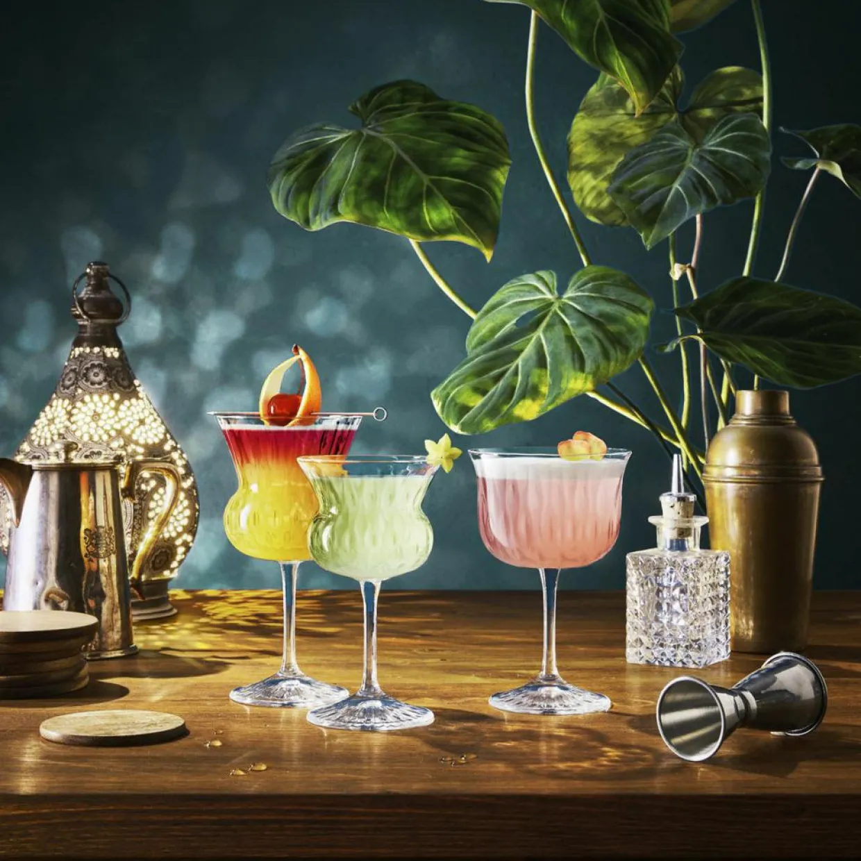 6 Verres à Cocktail Bloom transparents - 24.5cl-Bormioli Online