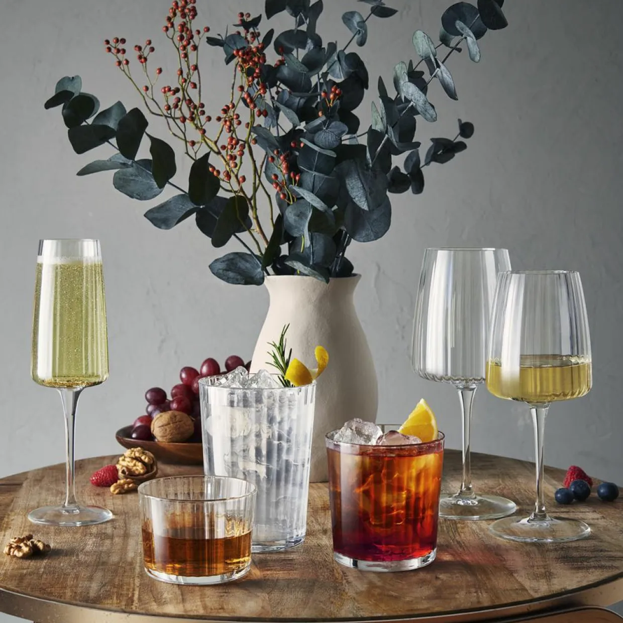 4 Verres à Vin Exclusiva transparents - 53.5cl-Bormioli Clearance