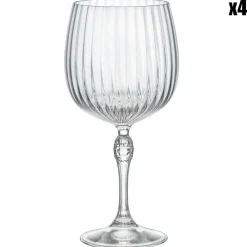 4 Verres Gin America's transparents - 74 cl-Cosy & Trendy Sale