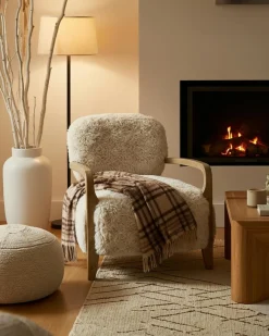 Uniqka Fauteuils^Anna - Fauteuil en bois massif