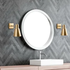 Applique murale Funnel dorée - 14x24x21 cm-Opviq