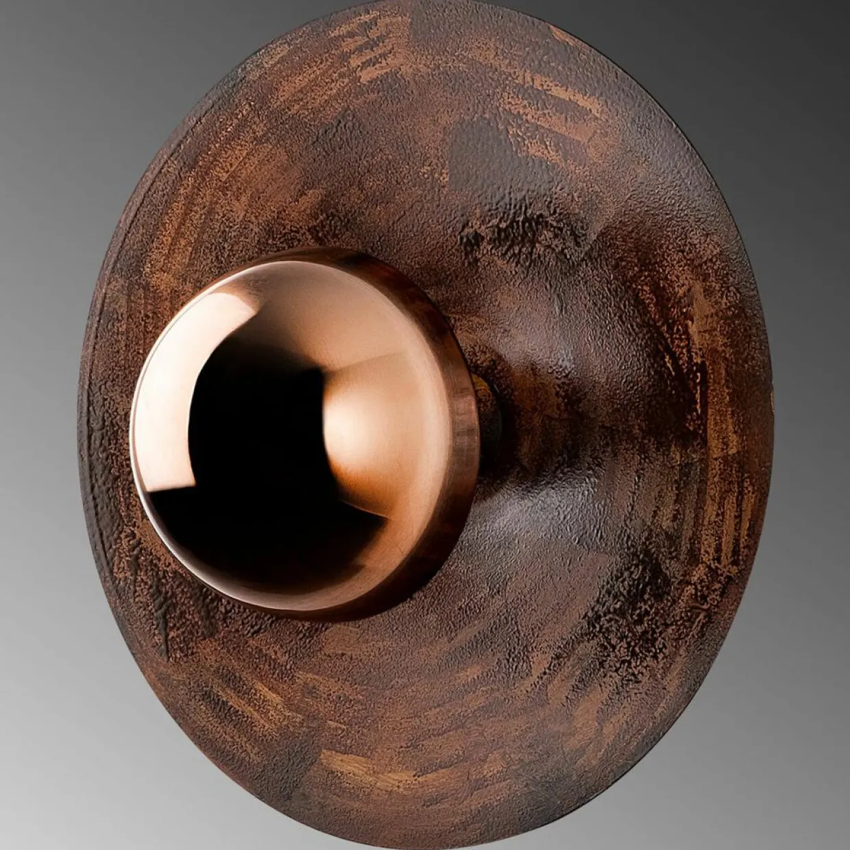 Applique murale Kurt bronze - D.38x31 cm-Opviq Online