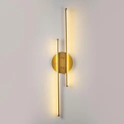 Applique murale Umut dorée - 17x86 cm-Opviq Outlet