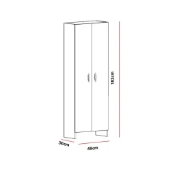 Homitis Armoires^Armoire Atlantis blanche