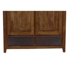 Armoire Lisboa ii Marron - 120x58x200 cm-Bois & Chiffons Sale